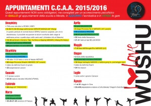 CCAA appuntamenti 2015-2016